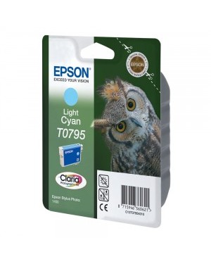 Cartuccia Epson serie T795 Ciano chiaro compatibile